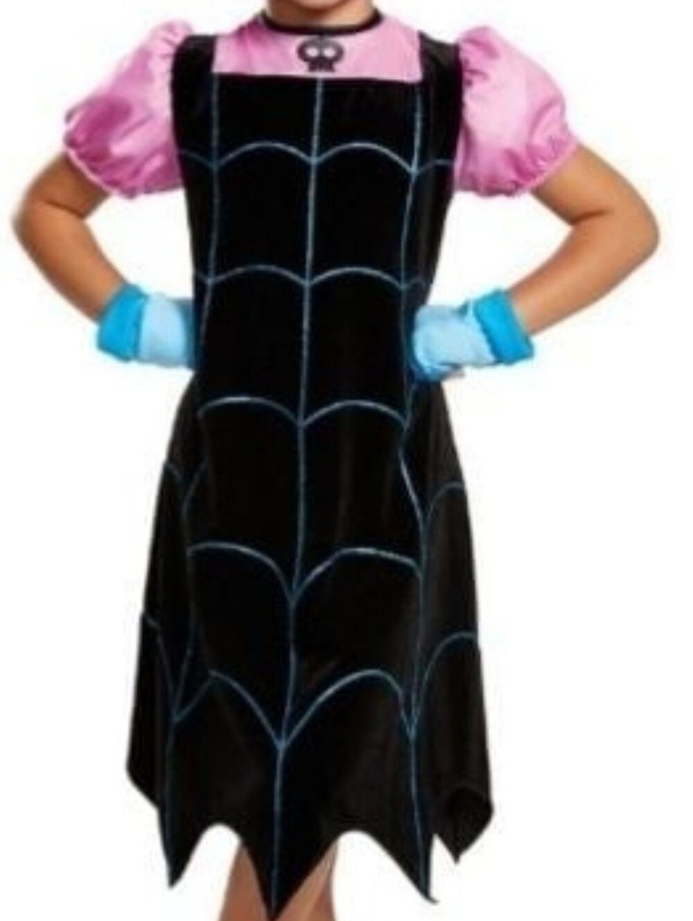 Pre-Owned Girls Disney Jr Vampirina Bootiful Costume Dress Size 4-6X